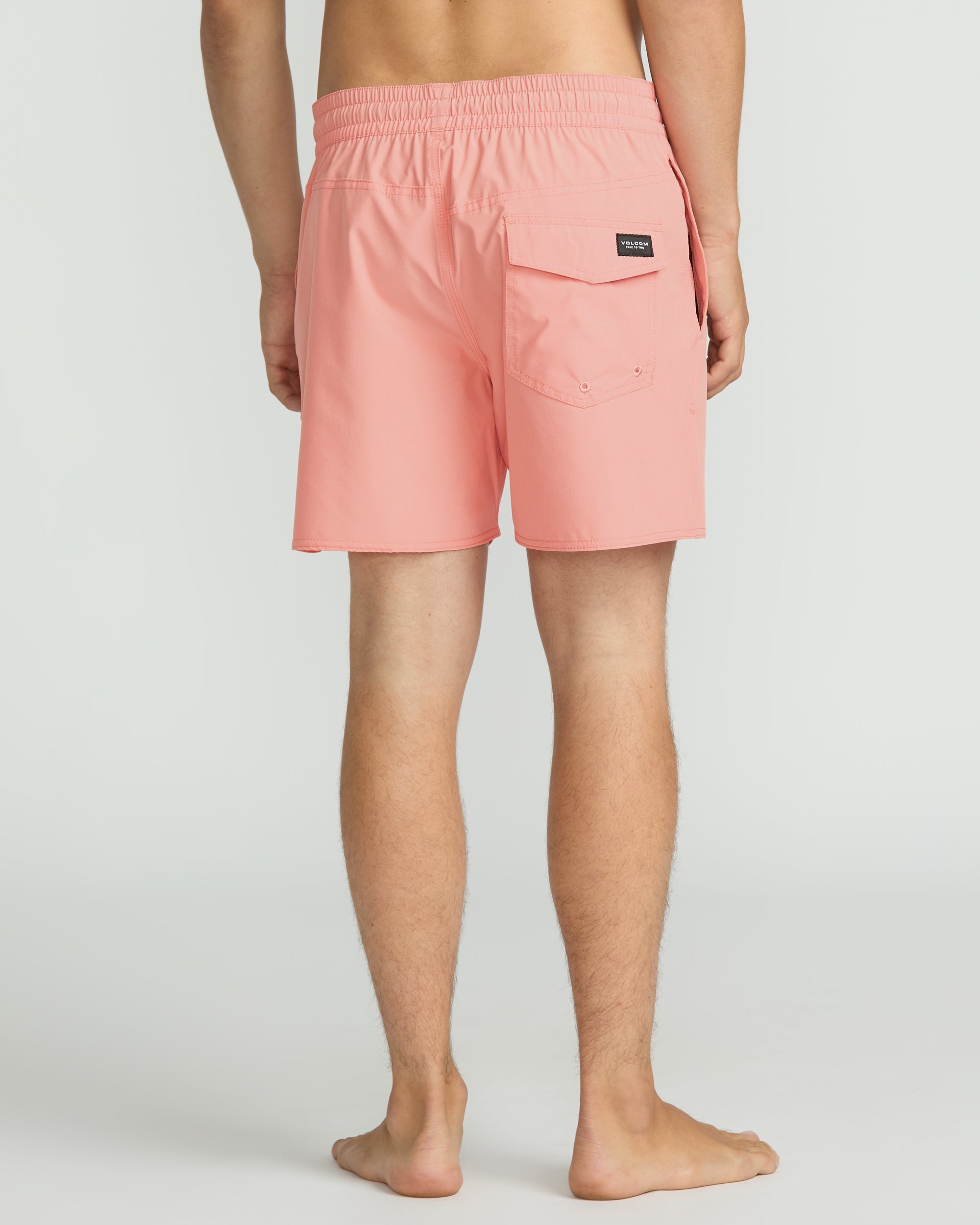 VOLCOM LIDO SOLID TRUNK 16 PFZ-PEACH FUZZ S