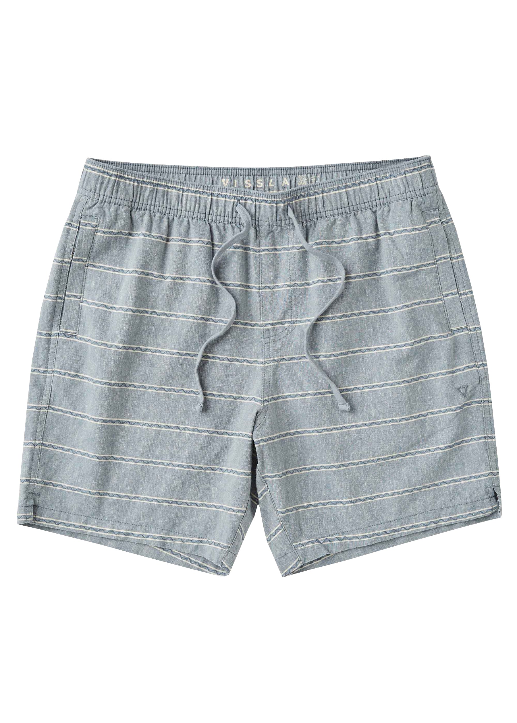 Vissla J. Linen Stripe Elastic Eco 18" Walkshort SLT L