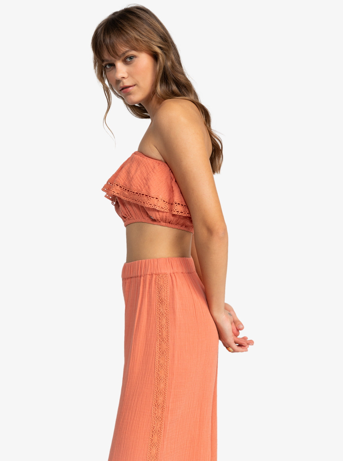 Roxy Golden Tropic Vibes Tube Top MLN0 M