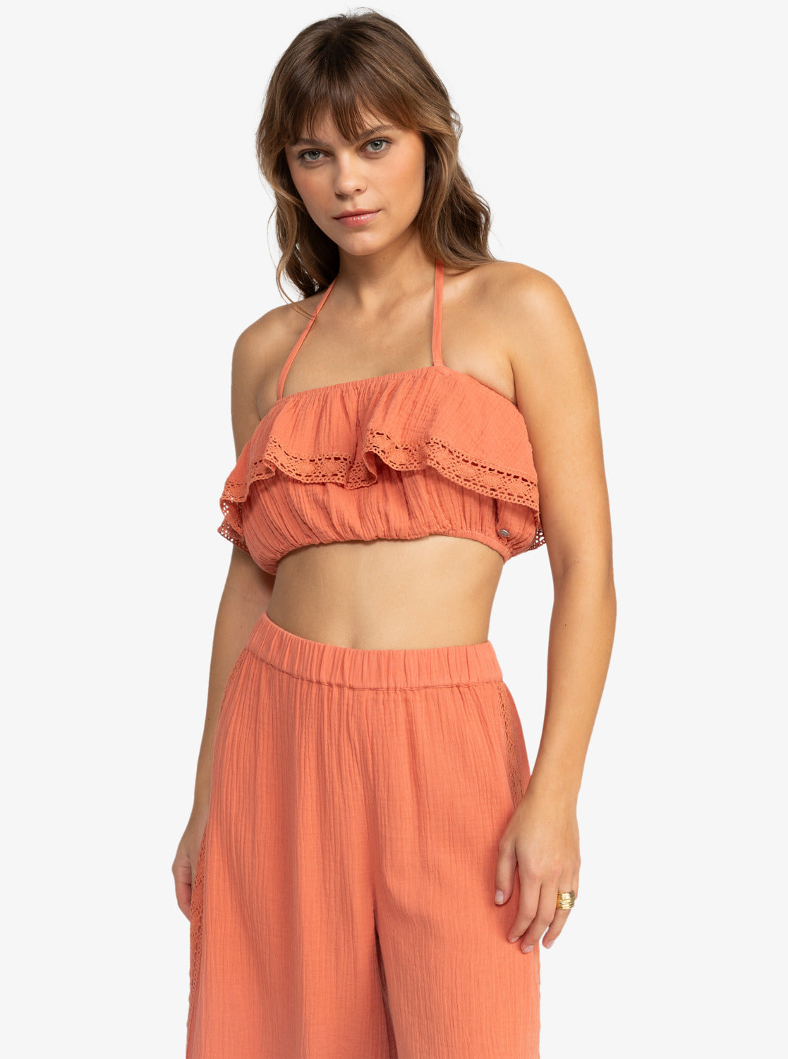 Roxy Golden Tropic Vibes Tube Top MLN0 M