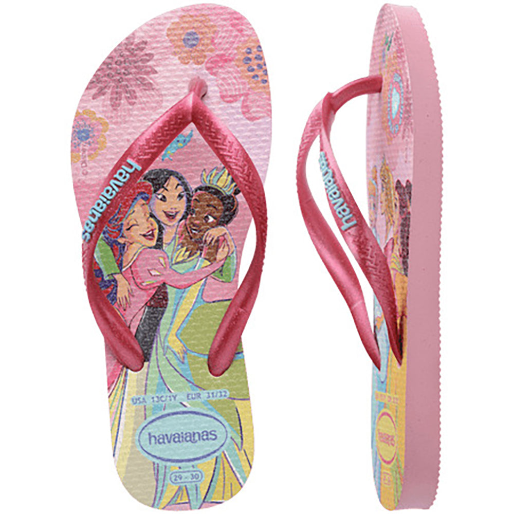 Havaianas Kids Slim Princess Girls Sandal 9321-Pink Glow 9 C