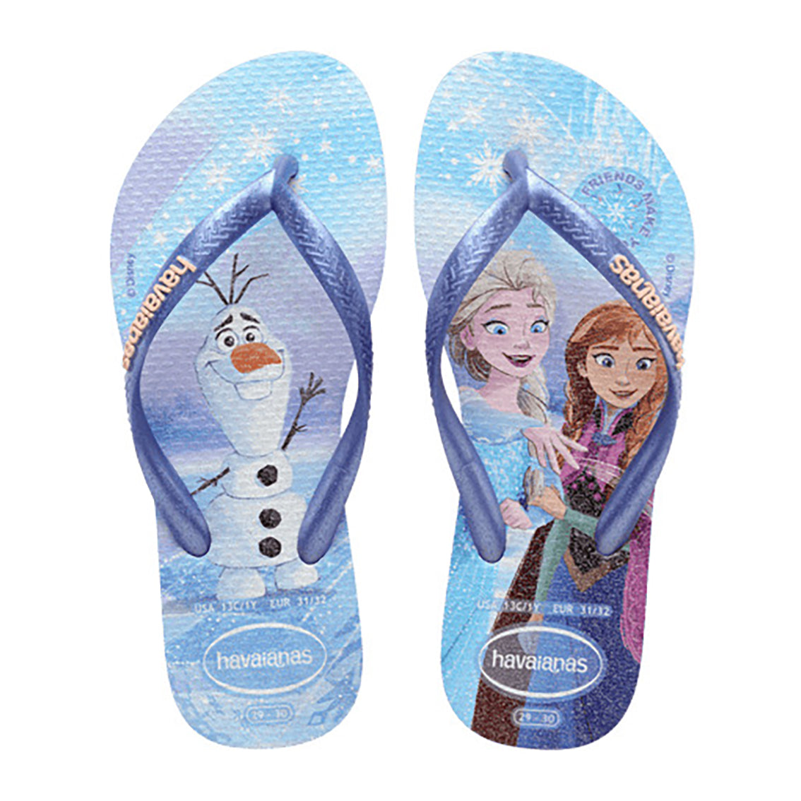 Havaianas Kids Slim Princess Girls Sandal 0397-Purple Fantasy 2 Y