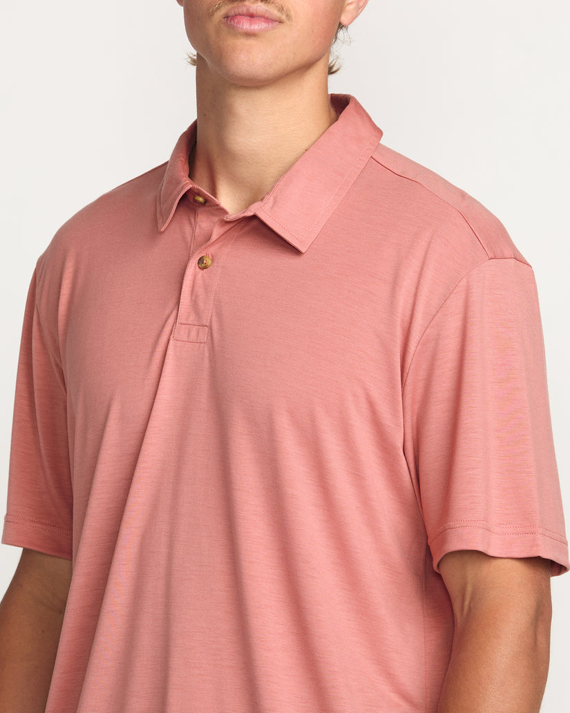 BILLABONG ECLIPSE SS POLO DSR-DESTROYED L
