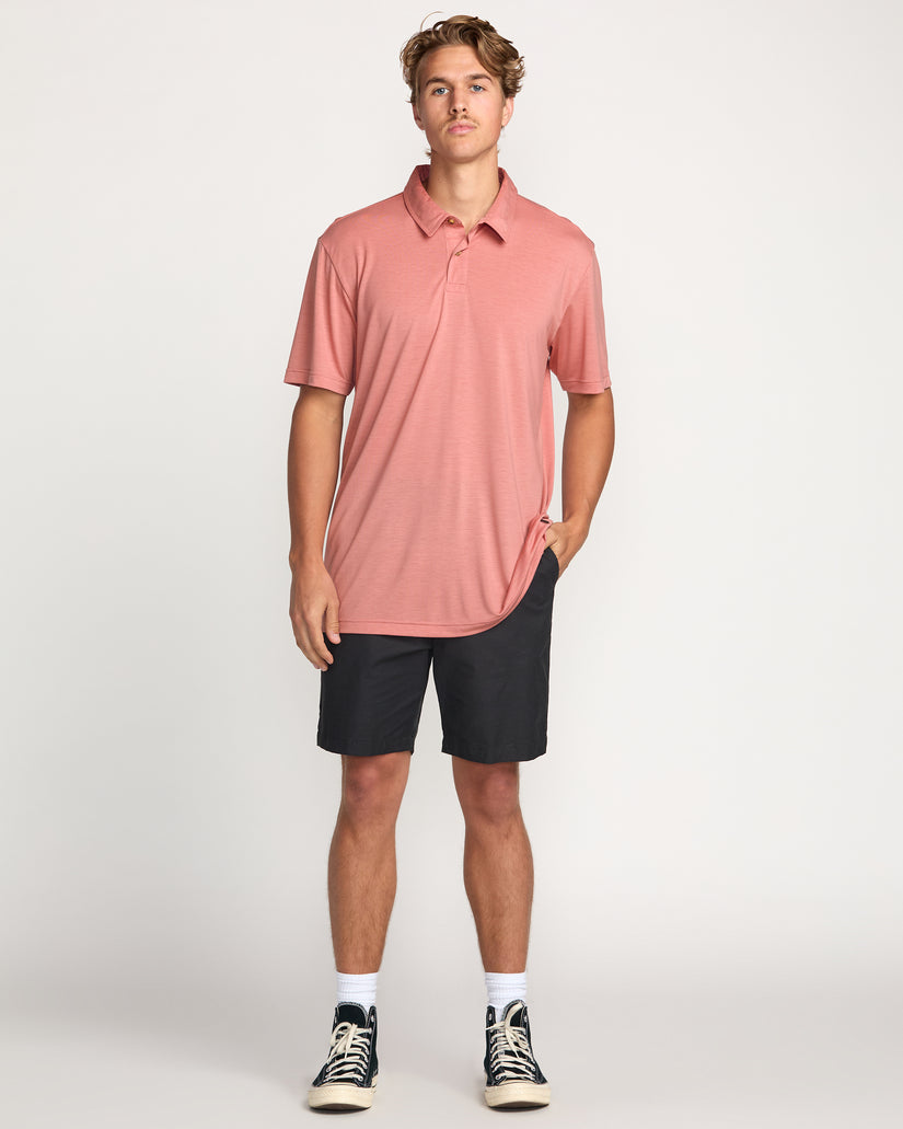 BILLABONG ECLIPSE SS POLO DSR-DESTROYED L