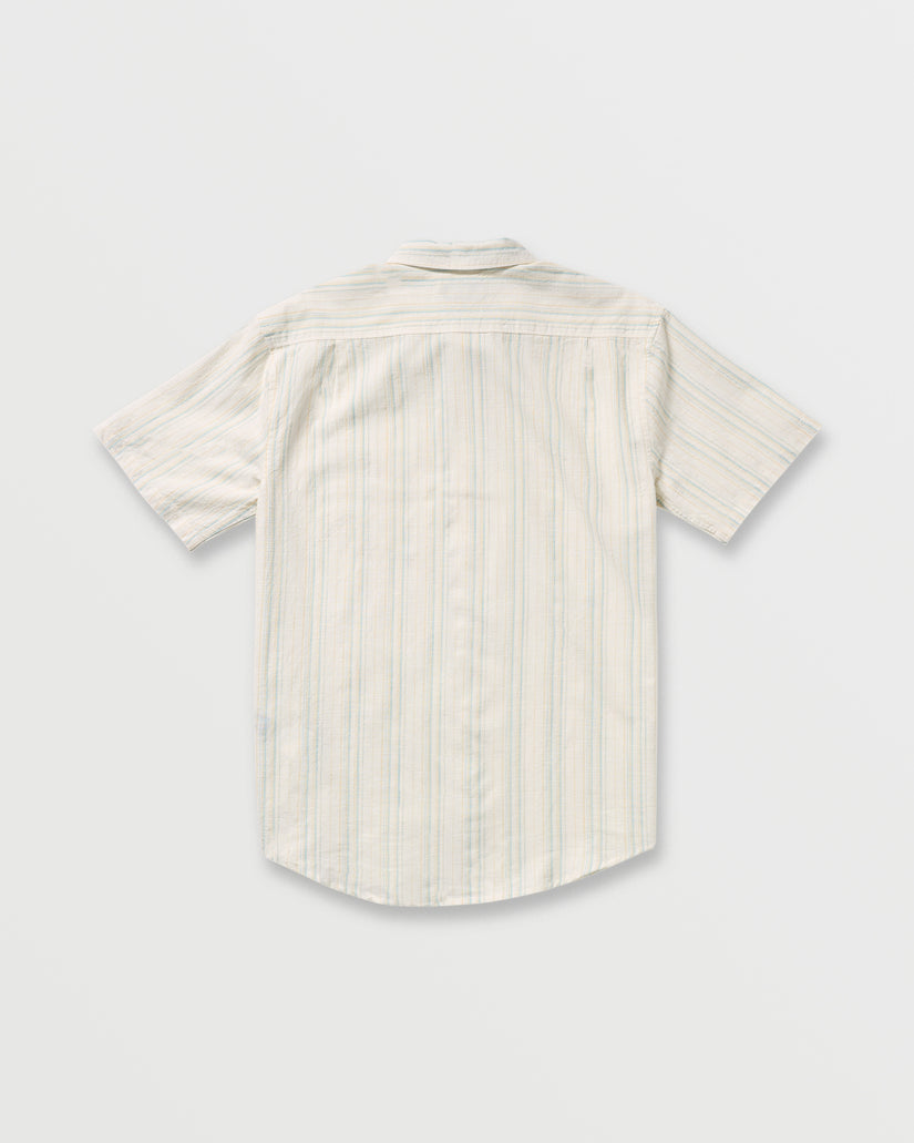 Billabong All Day Stripe SS Woven OFW-OFF WHITE L