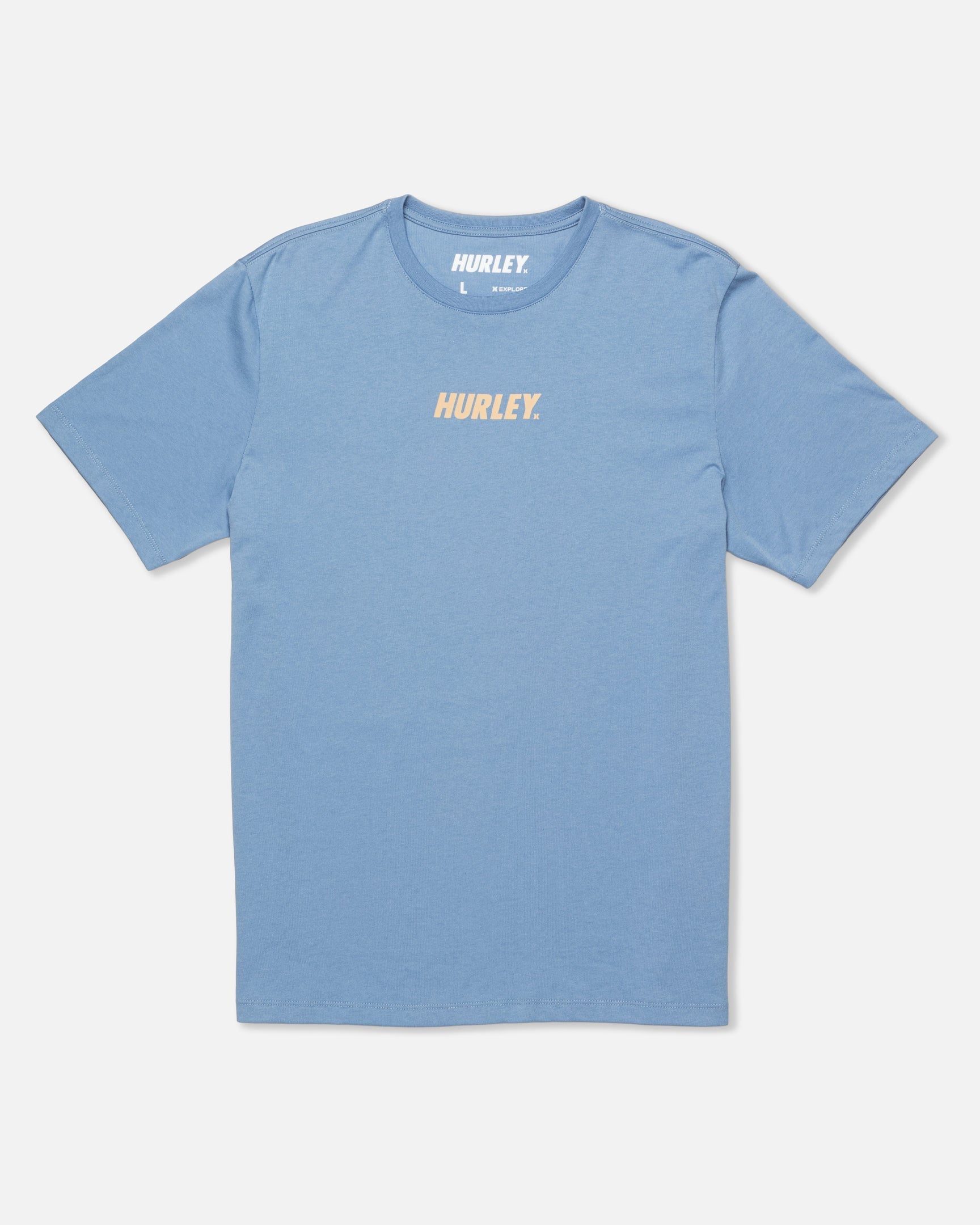 Hurley Everyday Explore Fastline SS Tee IslandSlate L