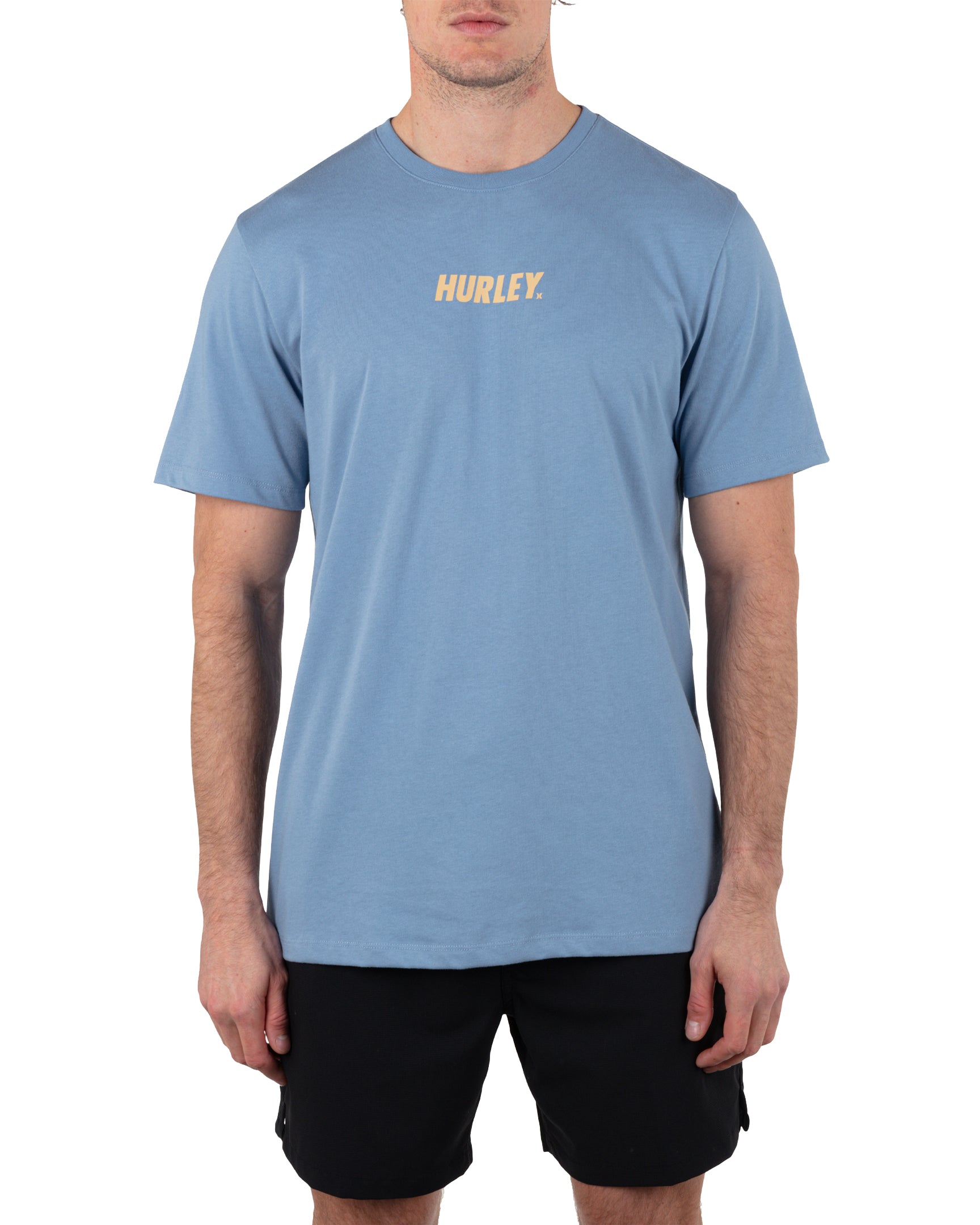 Hurley Everyday Explore Fastline SS Tee IslandSlate L