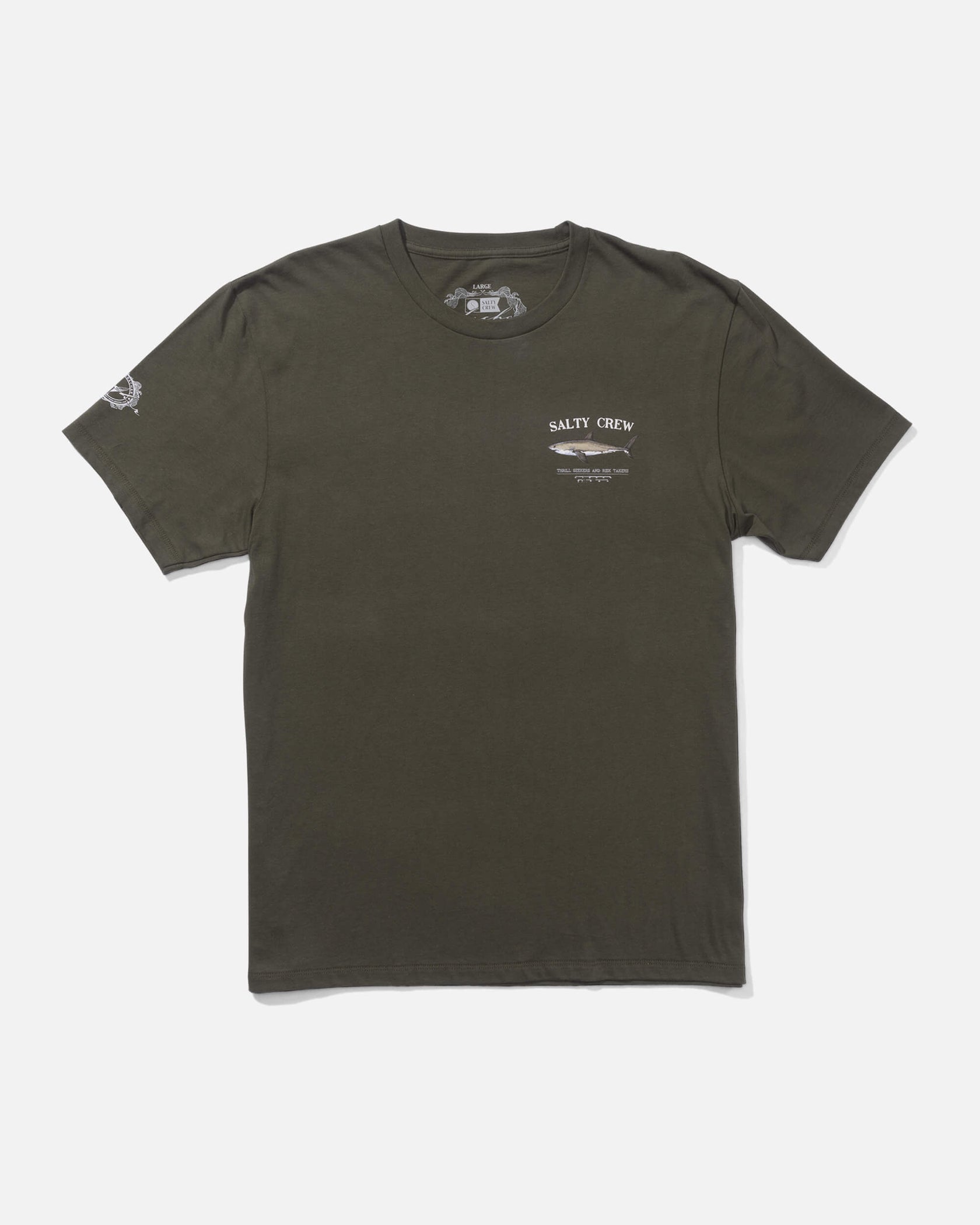 Salty Crew Bruce SS Tee Dusty Olive L