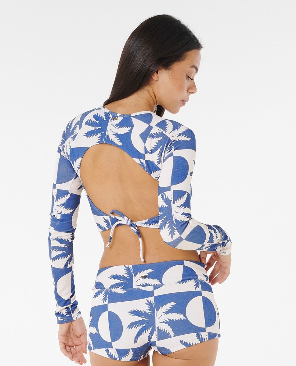 RIP CURL SUMMER SUN CROP RASHVEST 0049-Navy M