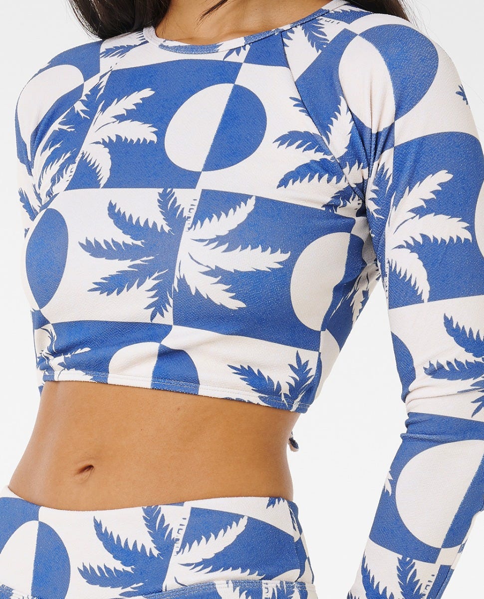 RIP CURL SUMMER SUN CROP RASHVEST 0049-Navy XS