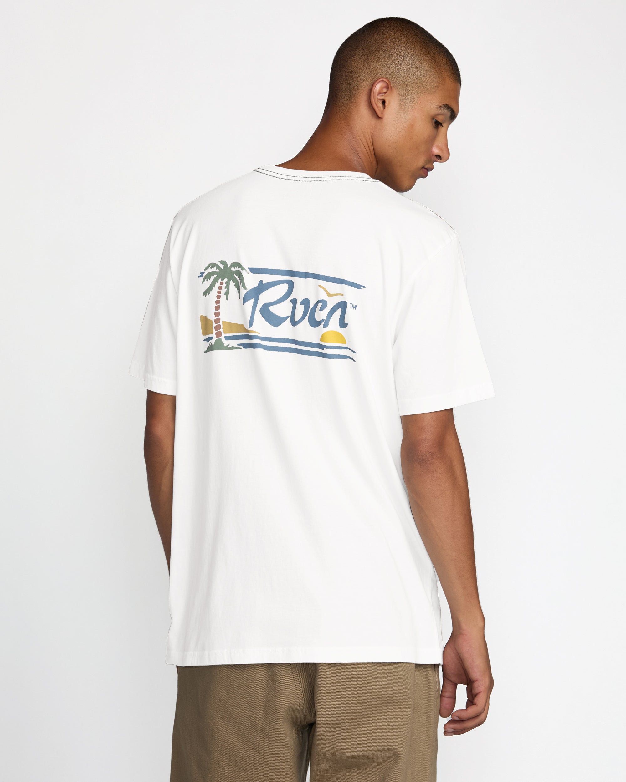 RVCA EXOTICA SS ANW-ANTIQUE WHITE L