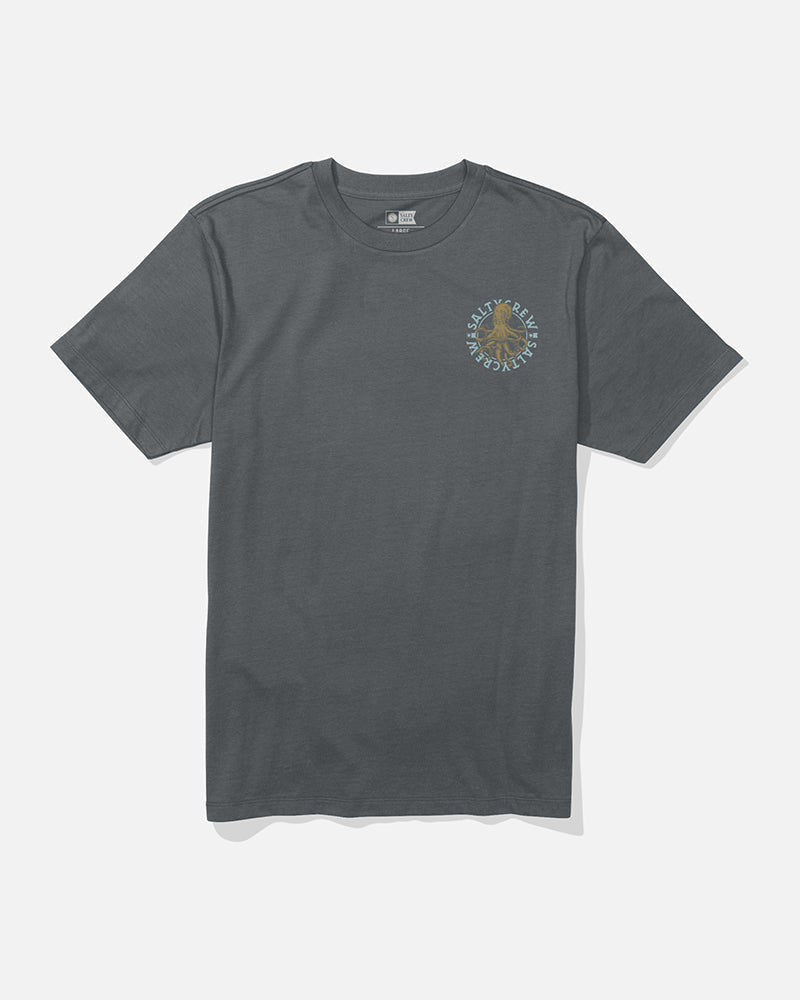 Salty Crew Tentacles SS Tee Charcoal XXXL