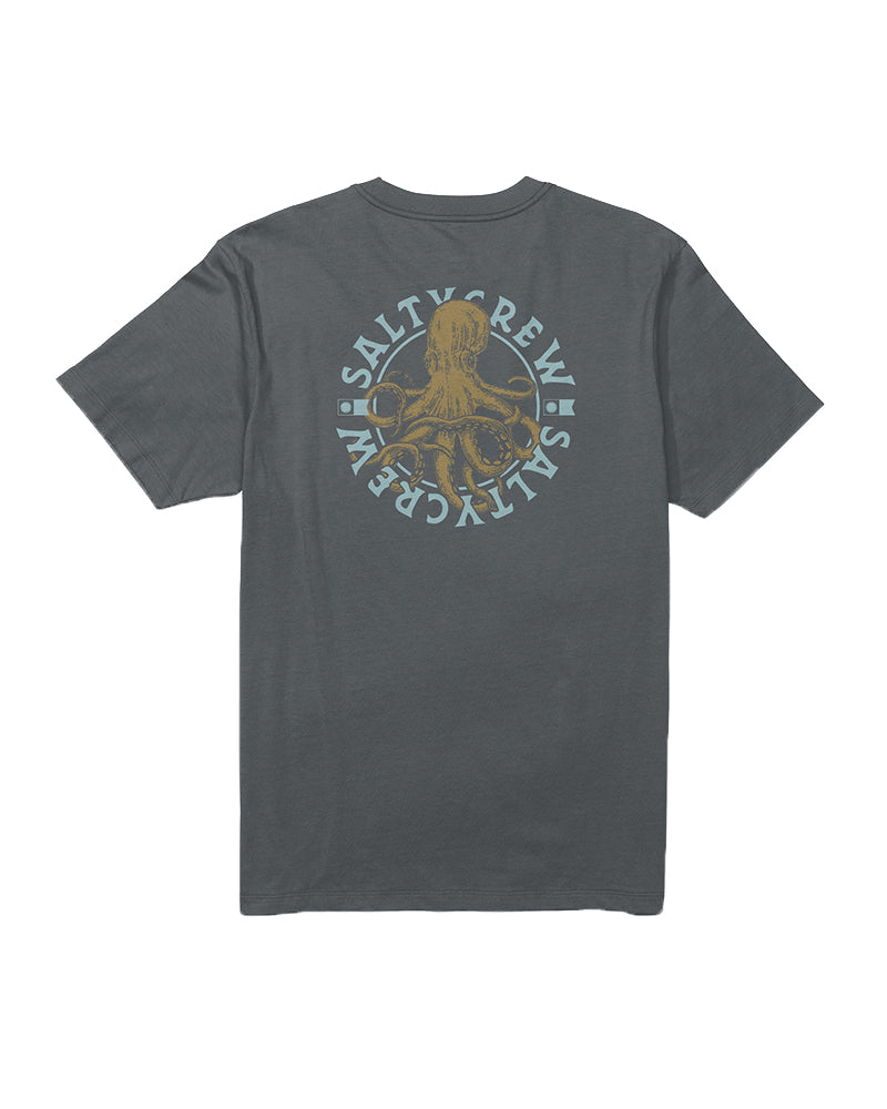 Salty Crew Tentacles SS Tee Charcoal XL