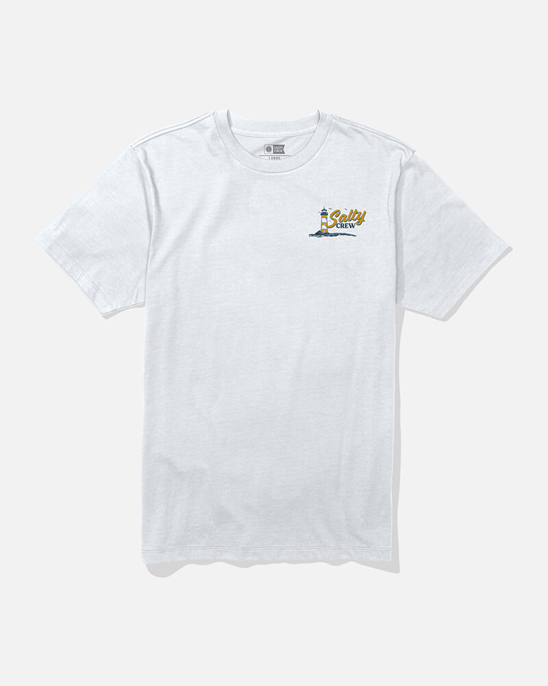 SALTY CREW ASHORE SS TEE WHITE S
