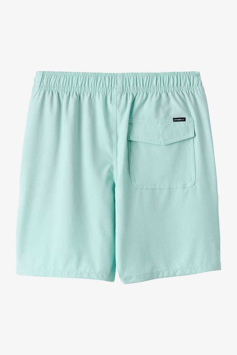 O'Neill Boys Lennox Hermosa Solid 16in Volley Short PTQ L
