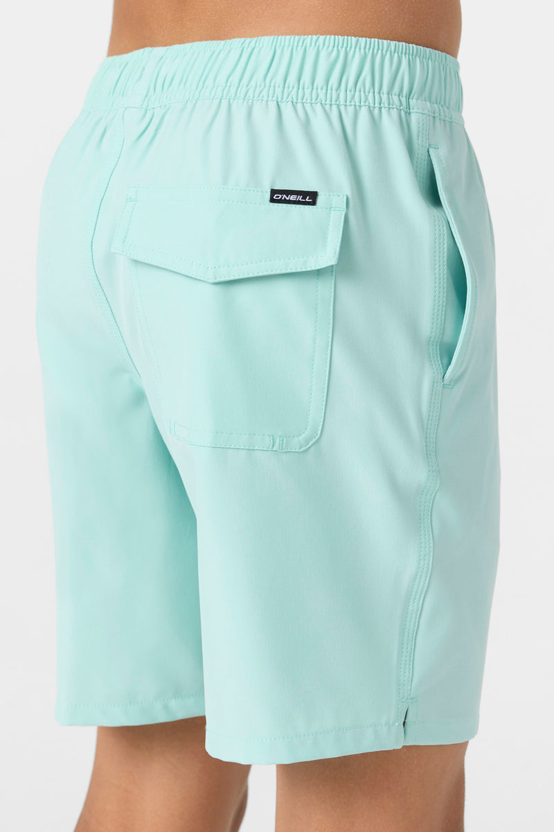 O'Neill Boys Lennox Hermosa Solid 16in Volley Short PTQ L
