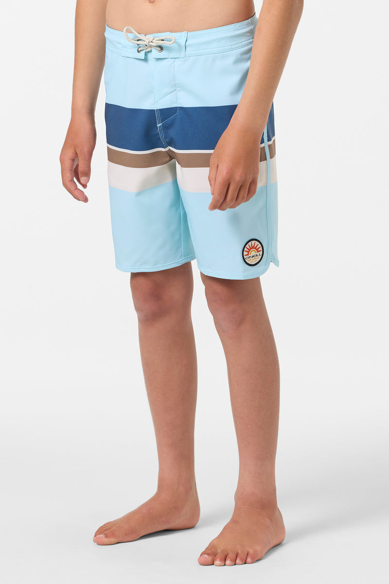 O'Neill Cruzer Stripe Scallop 16in Boardshort SKY 23