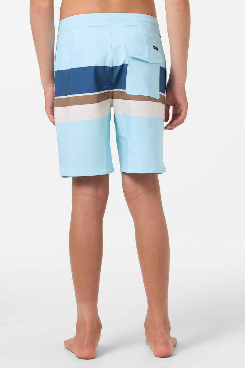 O'Neill Cruzer Stripe Scallop 16in Boardshort SKY 27