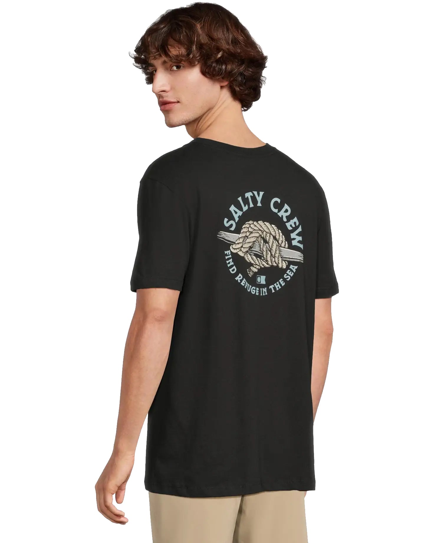 SALTY CREW CLEAT KNOTT SS TEE BLACK L