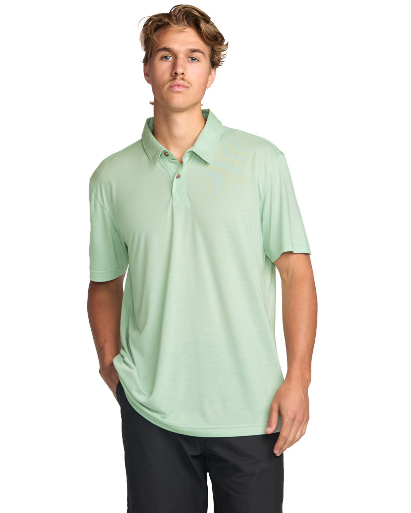 BILLABONG ECLIPSE SS POLO SFM-SEAFOAM S