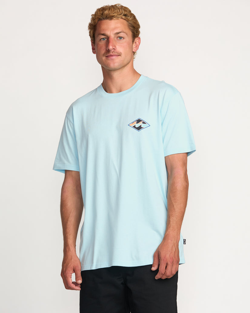 Billabong Crayon Wave Premium Tee CBU-CROWN BLUE XL