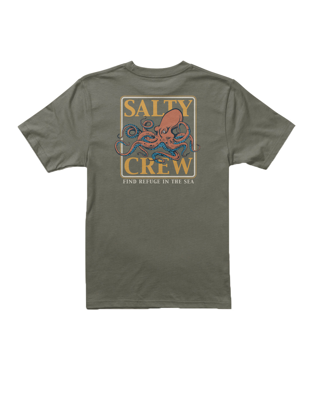Salty Crew Ink Slinger Boys SS Tee Dusty Olive M