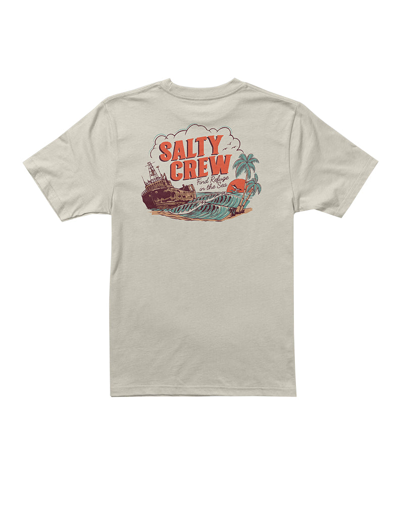 SALTY CREW SHIPWRECKS BOYS SS TEE BONE S