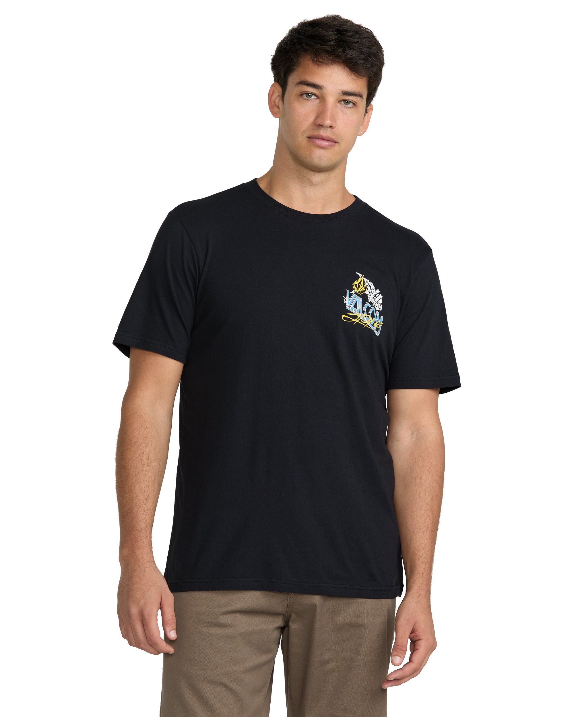 Volcom Dropped This SS Tee AQK-ANTIQUE BLACK M