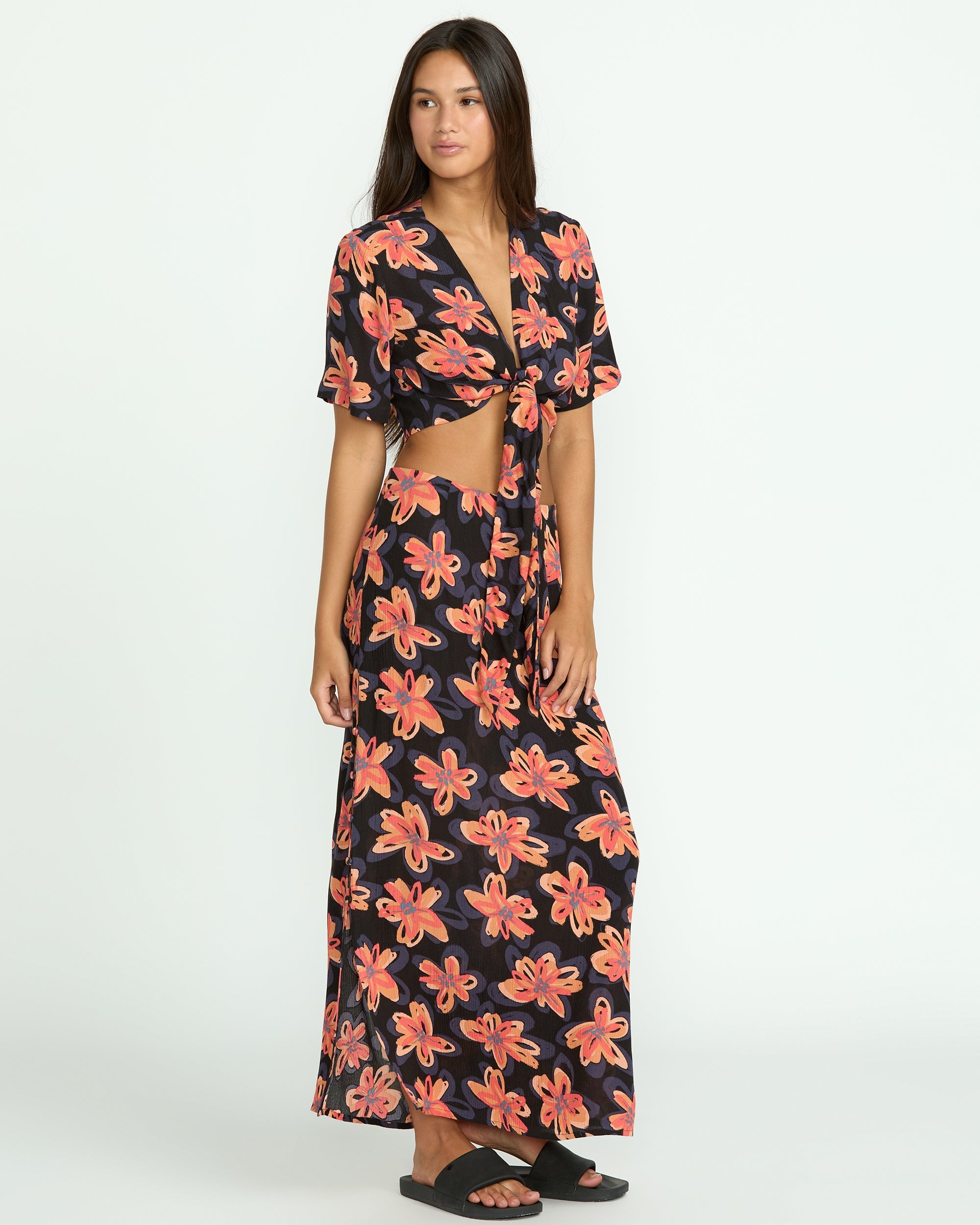 Volcom Deep Tropix Skirt BLK M