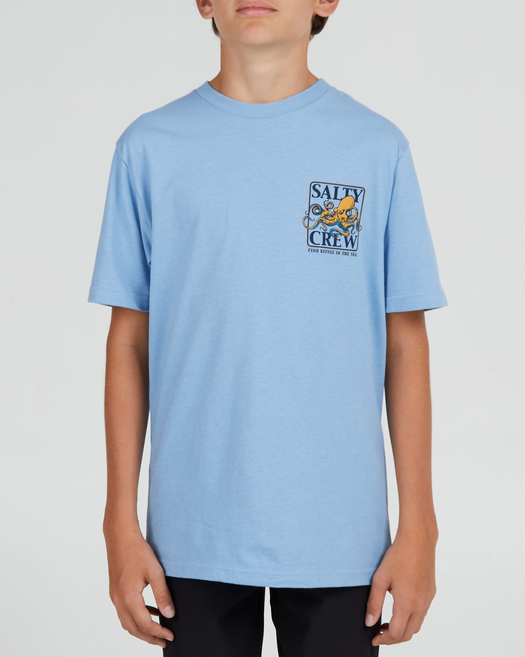 Salty Crew Ink Slinger Boys SS Tee MARINE BLUE S
