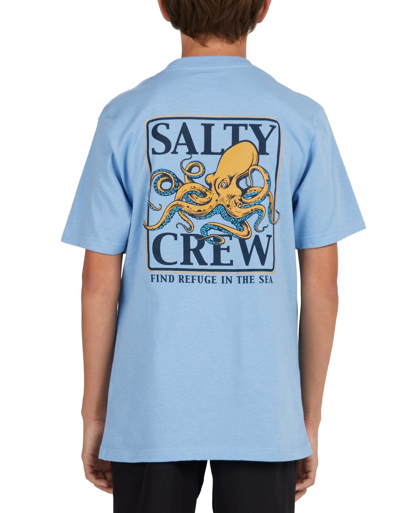 Salty Crew Ink Slinger Boys SS Tee MARINE BLUE S