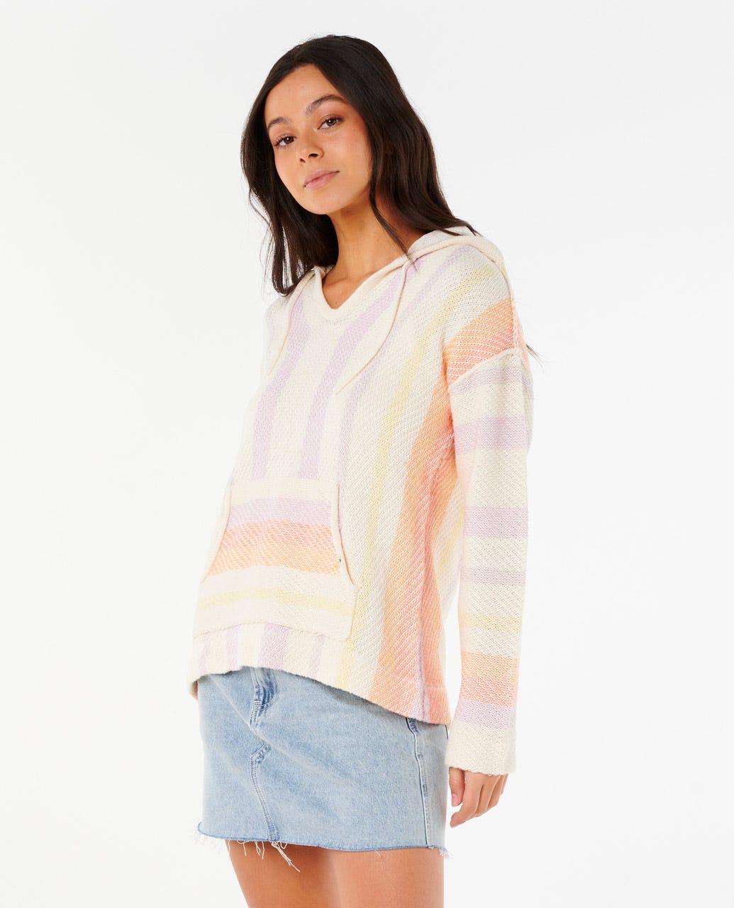 Rip Curl Knit Isles Poncho 0037-Purple S