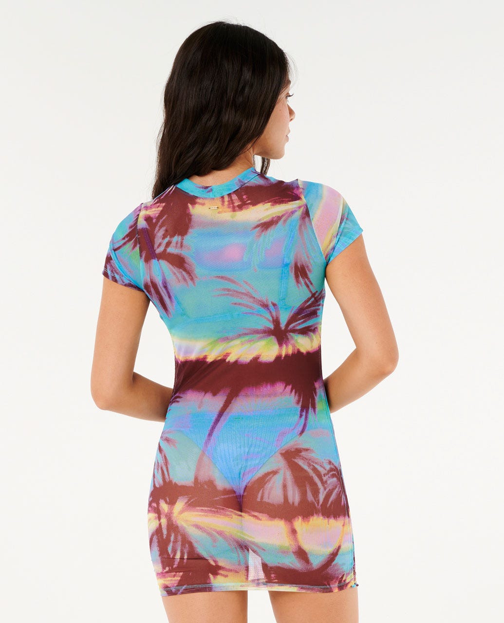 Rip Curl Hidden Isles Mesh Swim Tee 0070-Blue XS