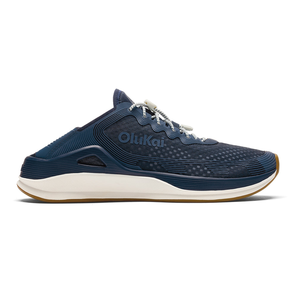Olukai Ahi Mens Shoe ZNAD-Mood Indigo-Coastal Blue 8