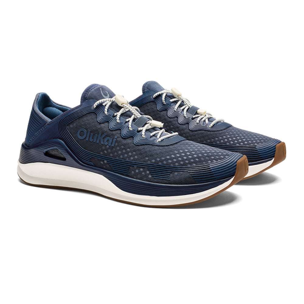 Olukai Ahi Mens Shoe ZNAD-Mood Indigo-Coastal Blue 8