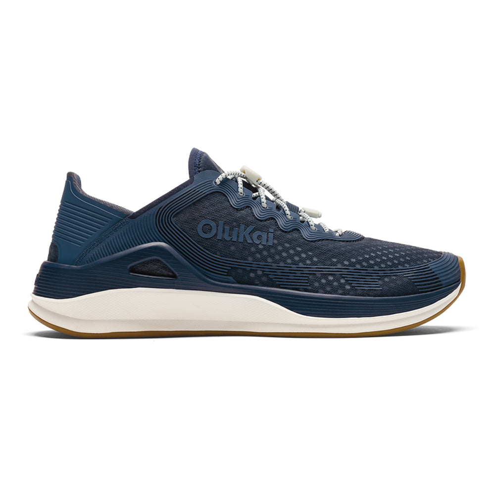 Olukai Ahi Mens Shoe ZNAD-Mood Indigo-Coastal Blue 8