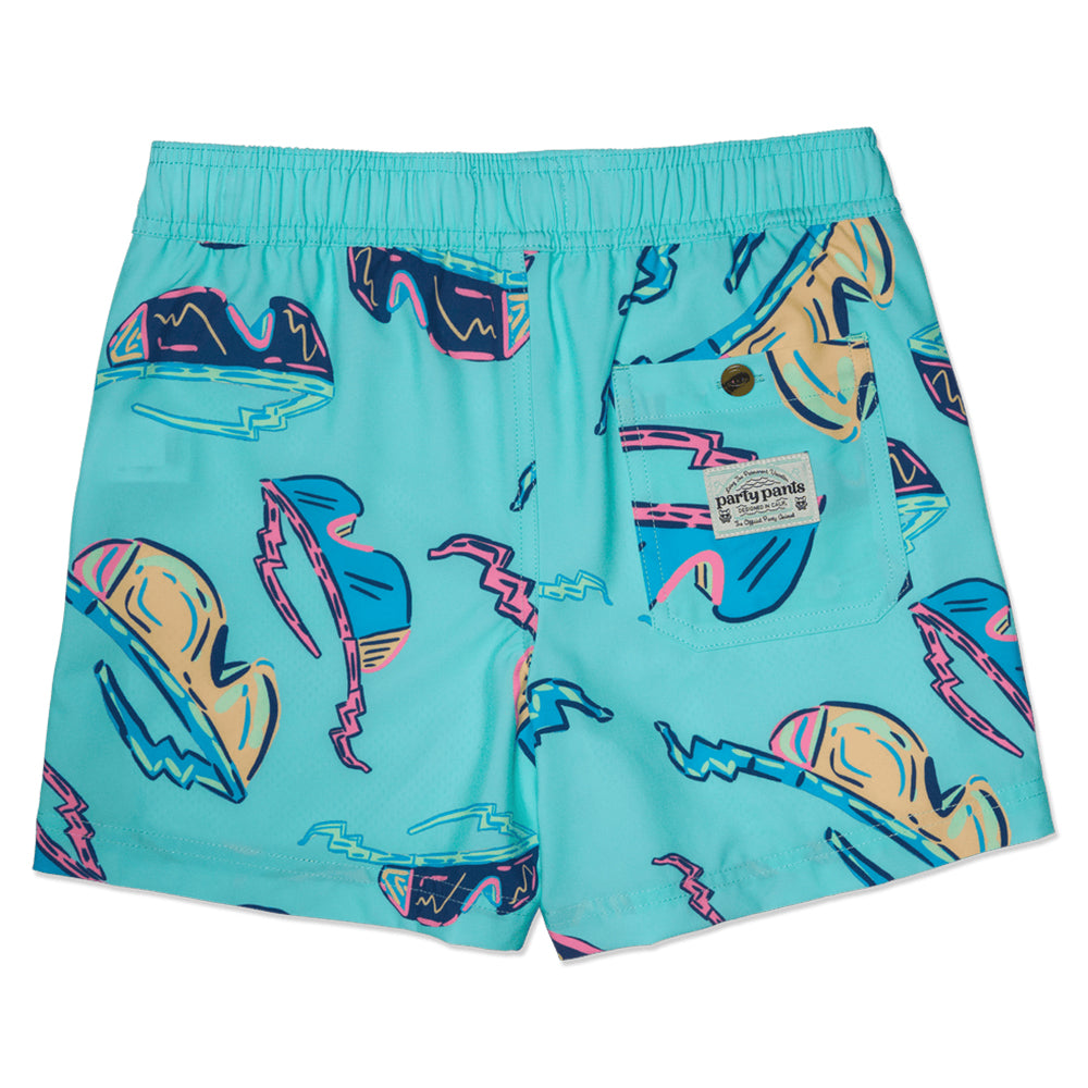 Party Pants Boys Swim Trunks Blockers MNT L