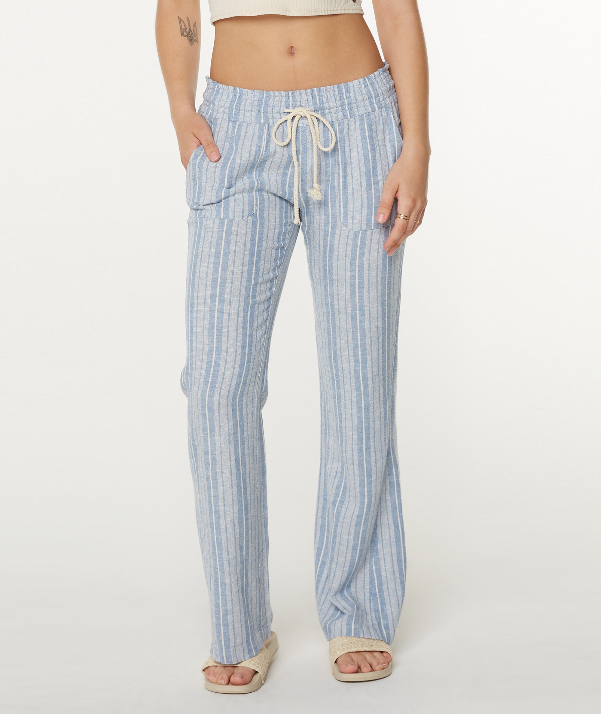 Roxy Oceanside Stripe Pant BLC M
