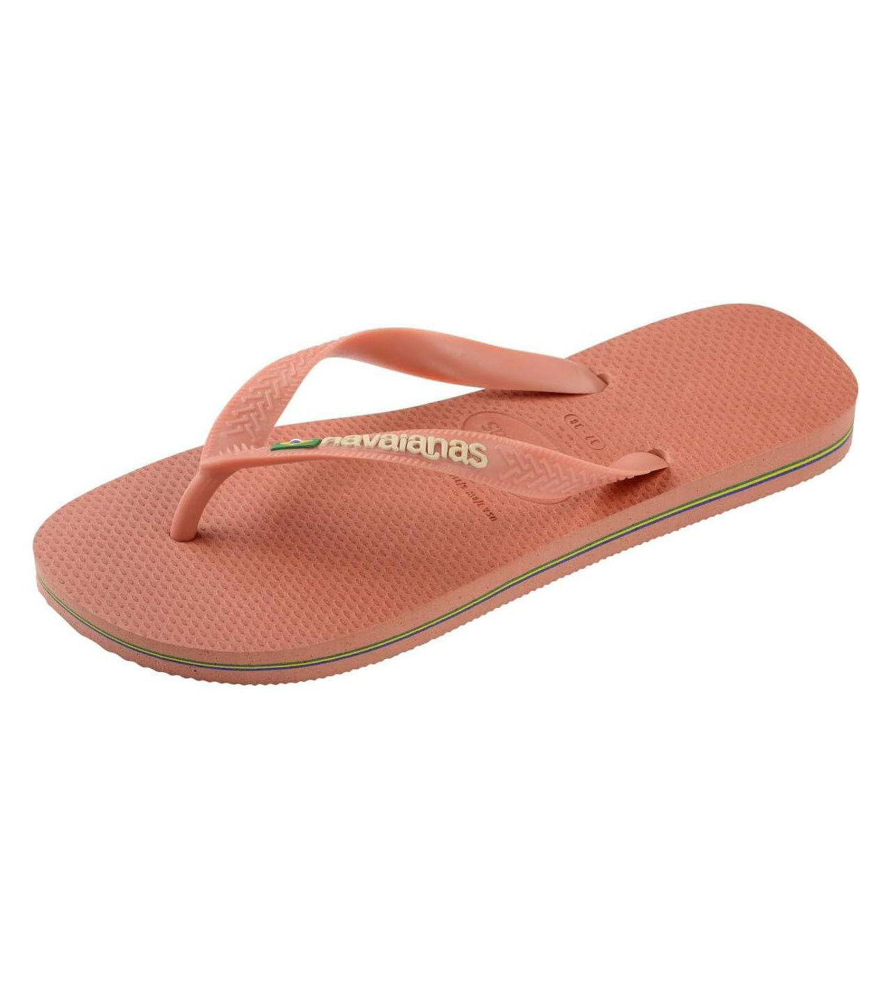 Havaianas Brazil Logo Womens Sandal 9259-Pink Clay 9