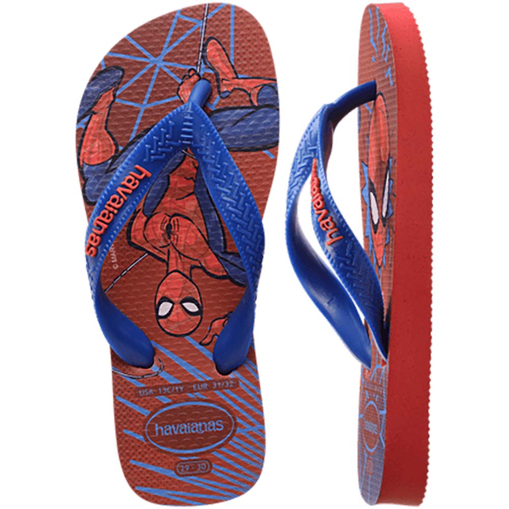 Havaianas Top Marvel Boys Sandal 2090-Ruby Red 9 C