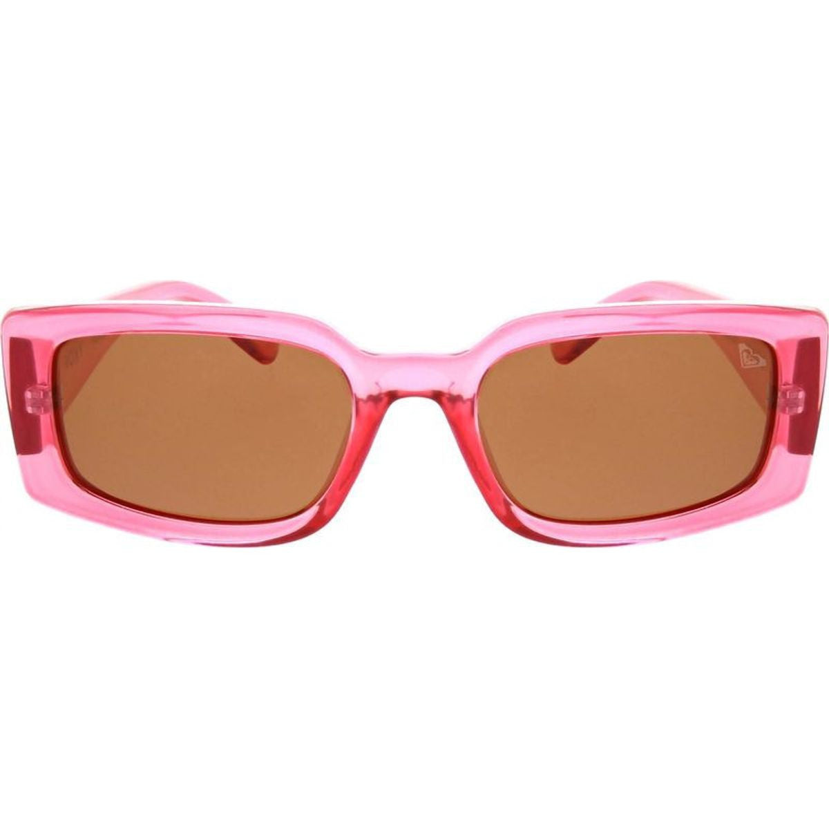 Roxy Cave Pearl Polarizrd Sunglasses Pink Carnation Smoke