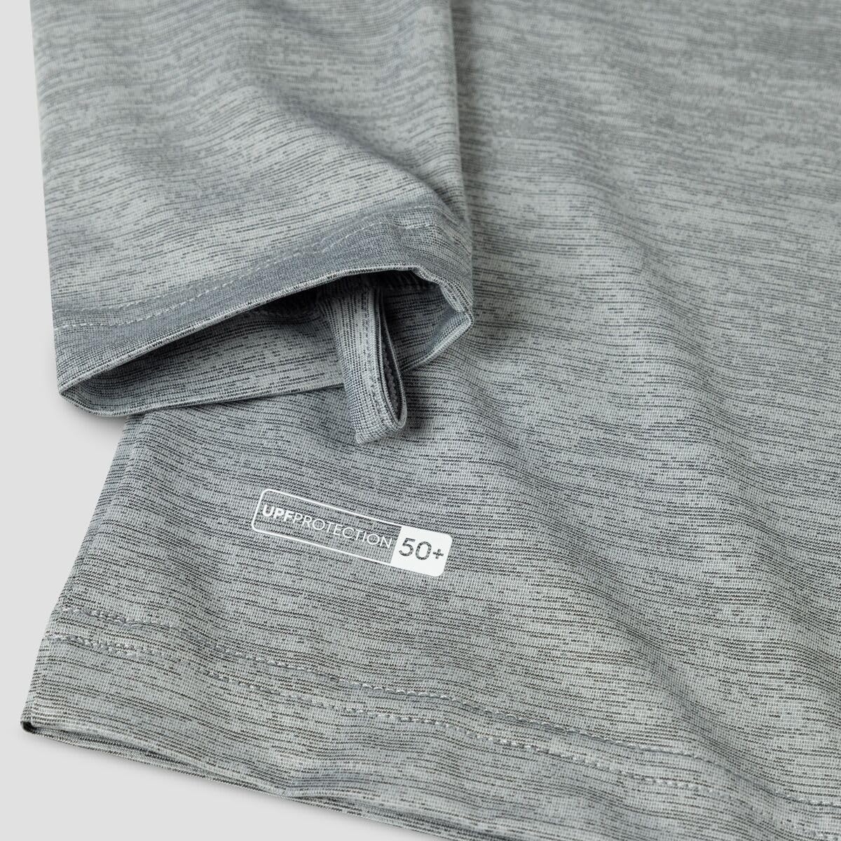 Quiksilver DNA Logo Surf Tee SHH-SMOKED GRAY HEATHER L