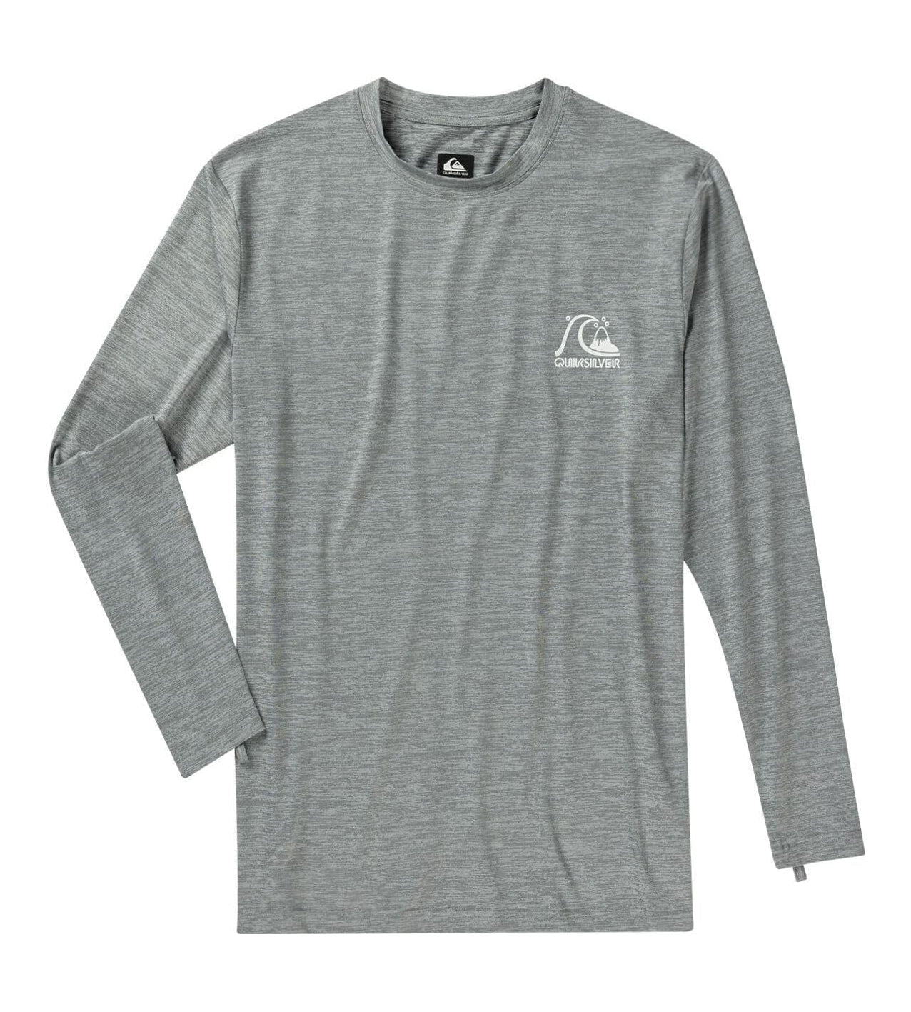 Quiksilver DNA Logo Surf Tee SHH-SMOKED GRAY HEATHER M