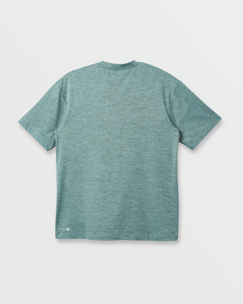 QUIKSILVER DNA LOGO SURF TEE SS JAH-JADE HEATHER S