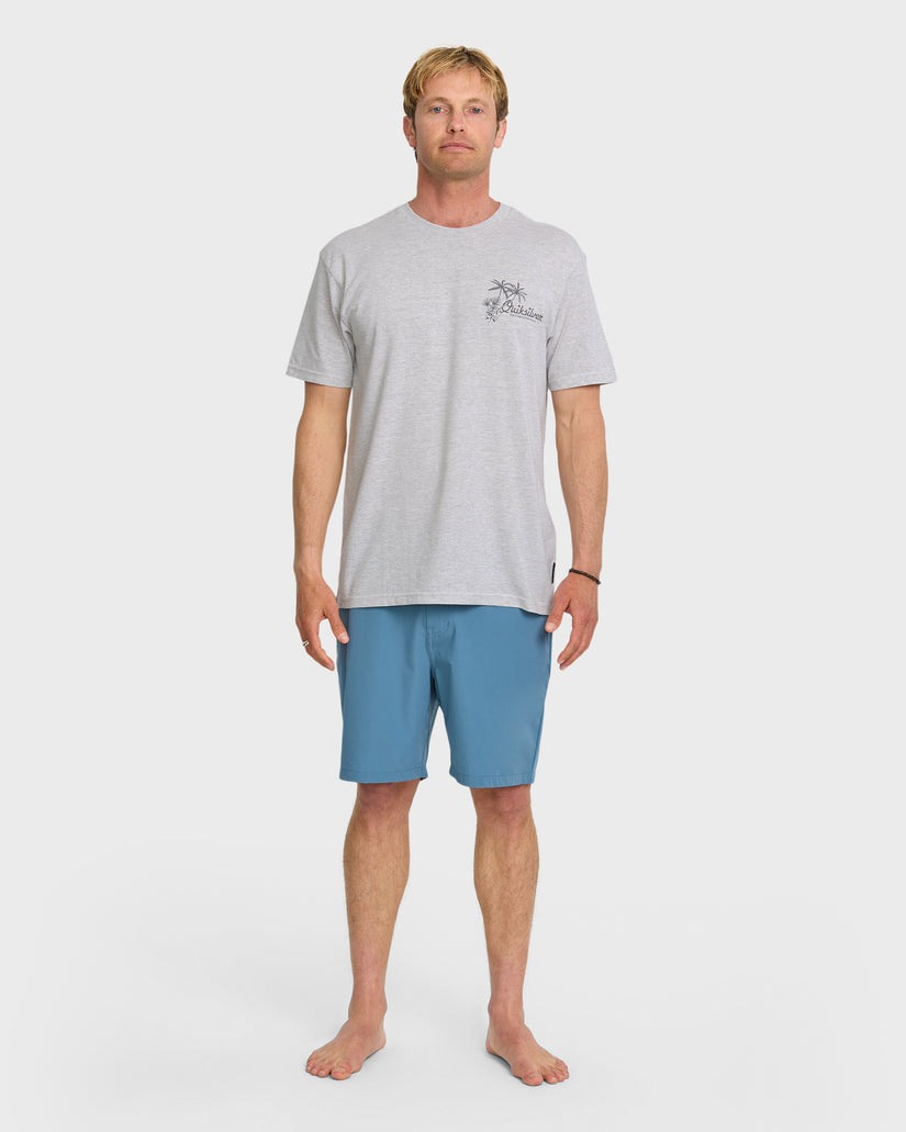 QUIKSILVER TROPICS MOD SWR-SILVER WHITE HEATHER M