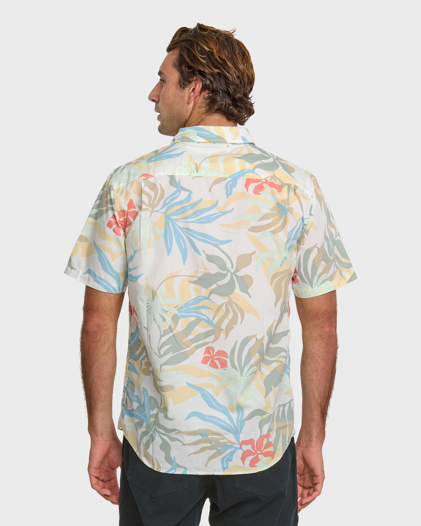 QUIKSILVER BLUEWEED CLASSIC SS OFW-OFF WHITE S