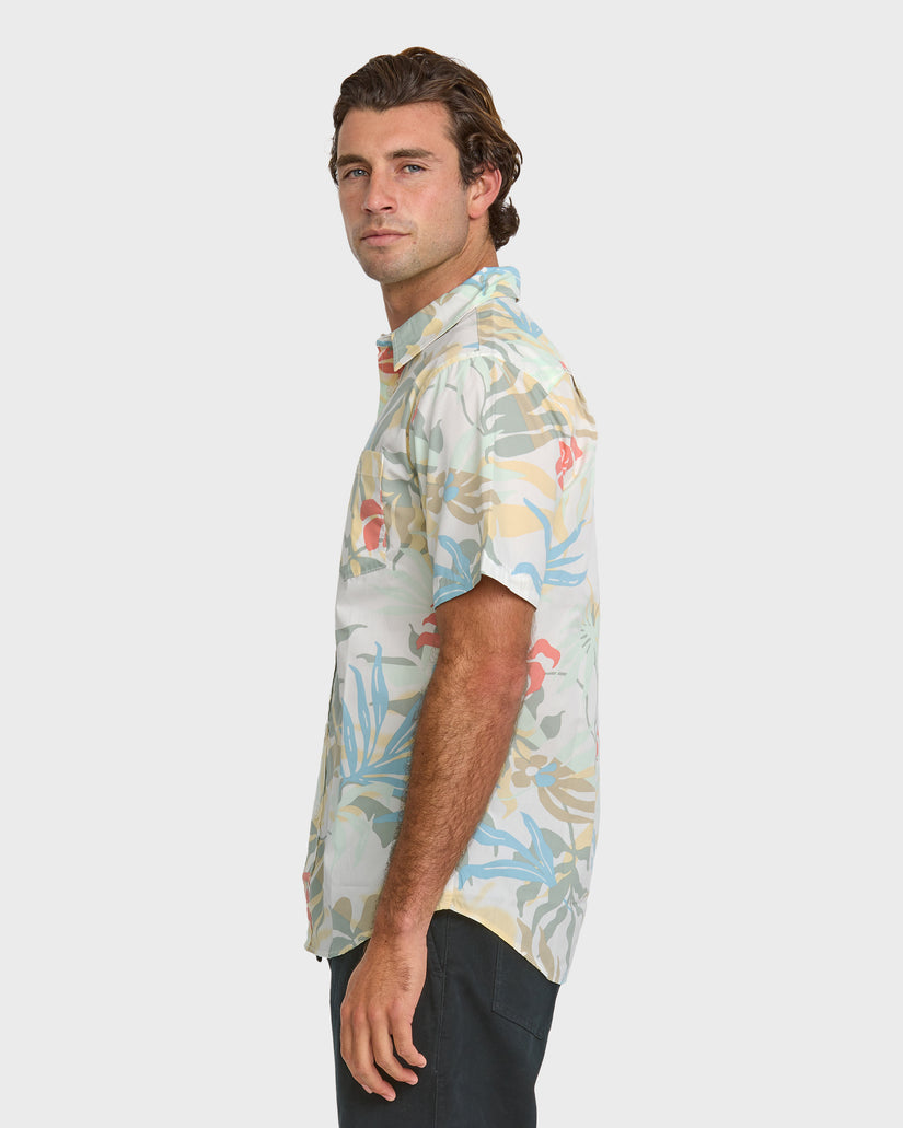 QUIKSILVER BLUEWEED CLASSIC SS OFW-OFF WHITE S