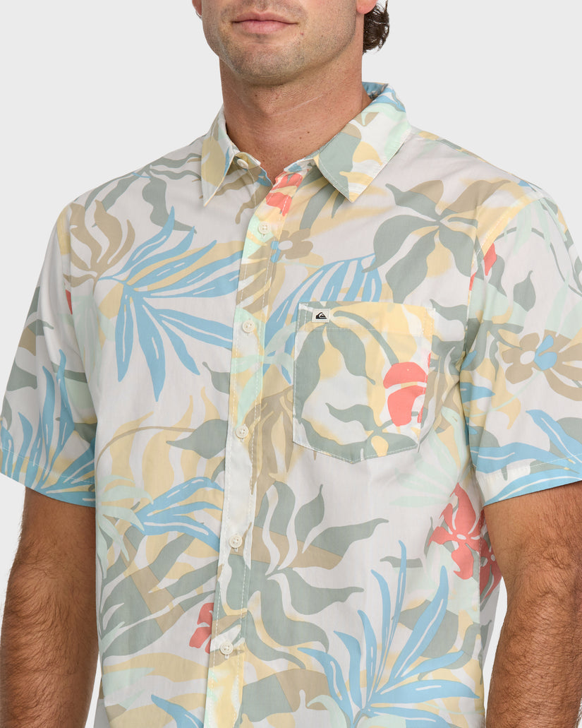 QUIKSILVER BLUEWEED CLASSIC SS OFW-OFF WHITE S