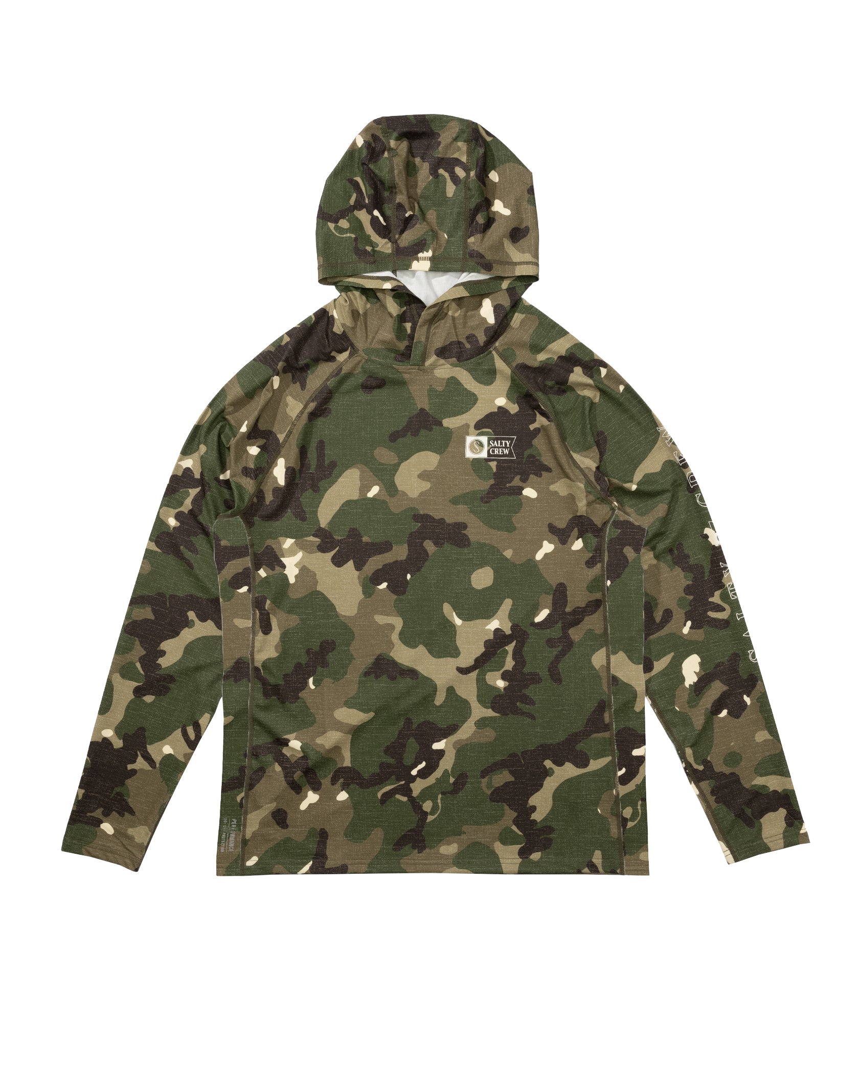 SALTY CREW APEX PERFORATED SUNSHIRT Camo XXL