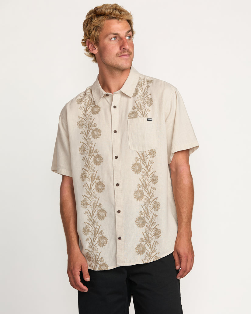 BILLABONG CORDOBA SS SHIRT STN-Stone M